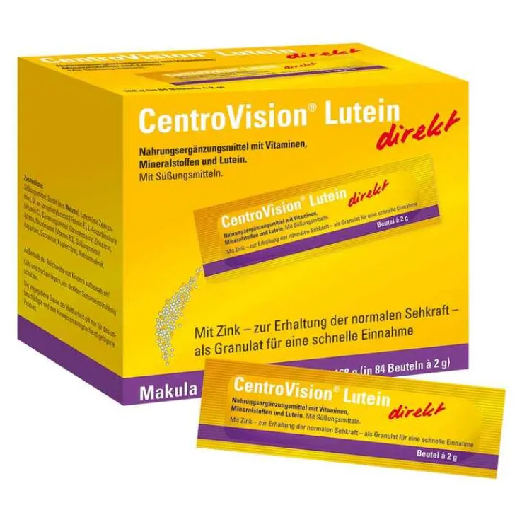 Centrovision Lutein direkt Granulat, 84 St