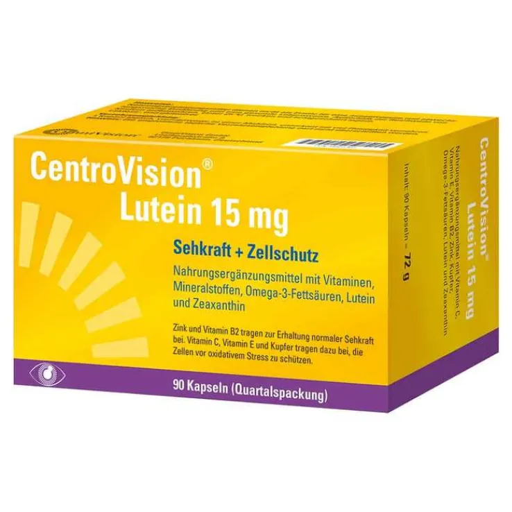 Centrovision Lutein 15 mg Kapseln, 90 St
