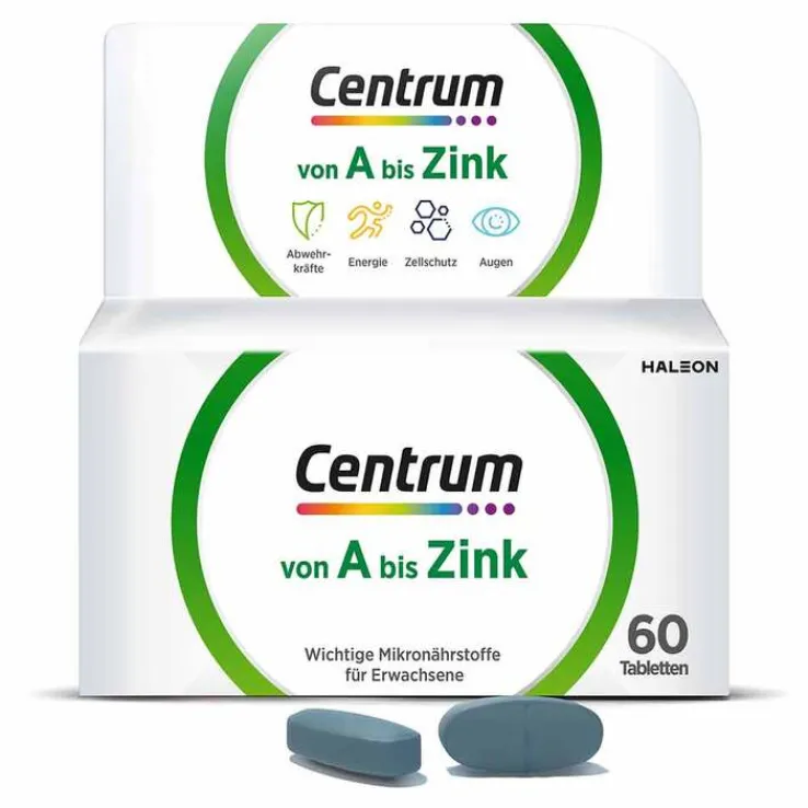 Centrum A-Zink Tabletten, 60 St