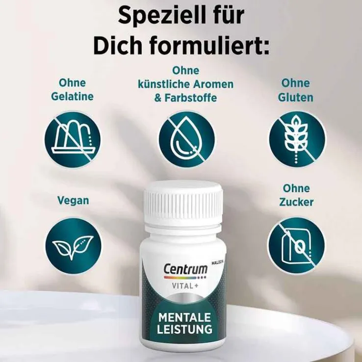 Centrum Vital + Mentale Leistung Kapseln, 30 St