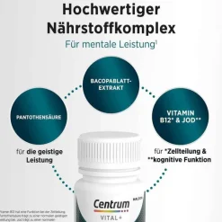 Centrum Vital + Mentale Leistung Kapseln, 30 St
