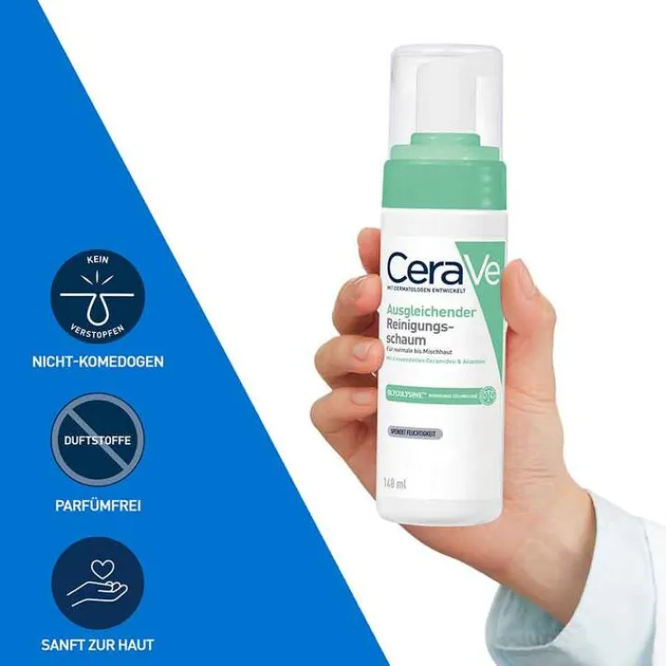 CeraVe ausgleichender Reinigungsschaum, 148 ml