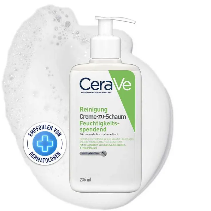 Cerave Creme-zu-Schaum Reinigung, 236 ml