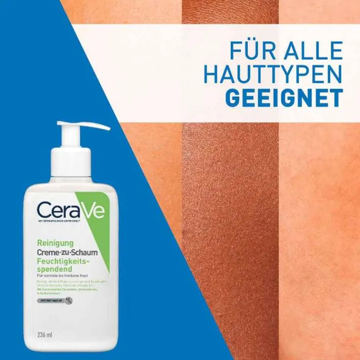 Cerave Creme-zu-Schaum Reinigung, 236 ml