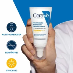 Cerave feuchtigkeitsspendende Gesichtscreme SPF 50, 52 ml