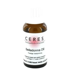 CERES Belladonna D 6 Dilution, 20 ml