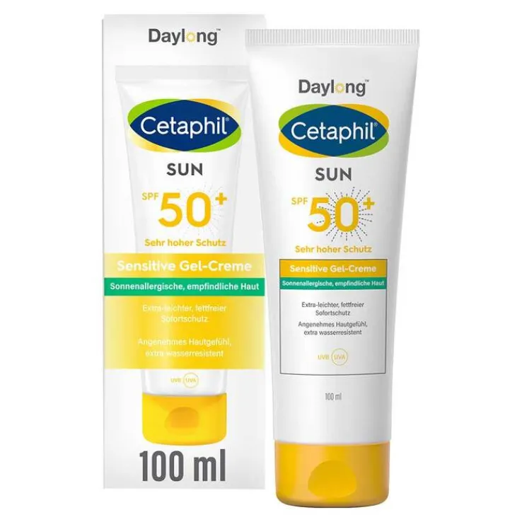 Cetaphil Sun sensitive Gel-Creme SPF 50 + Sonnenschutz, 100 ml