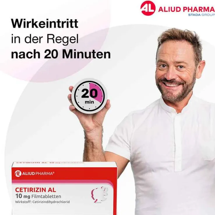 CETIRIZIN AL 10 mg Filmtabletten, 20 St