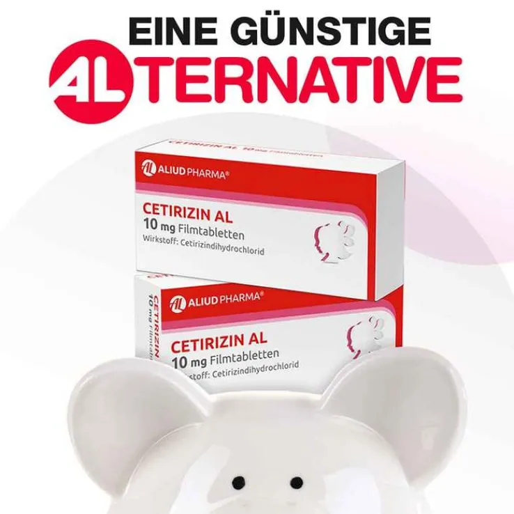 CETIRIZIN AL 10 mg Filmtabletten, 20 St