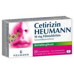 Cetirizin HEUMANN 10 mg Filmtabletten, 20 St