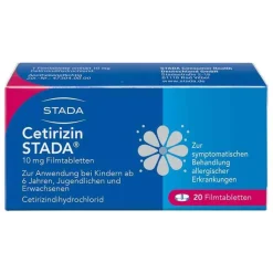 Cetirizin STADA 10 mg Filmtabletten, 20 St