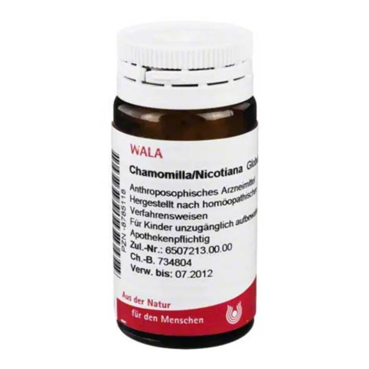 Chamomilla / Nicotiana Globuli, 20 g