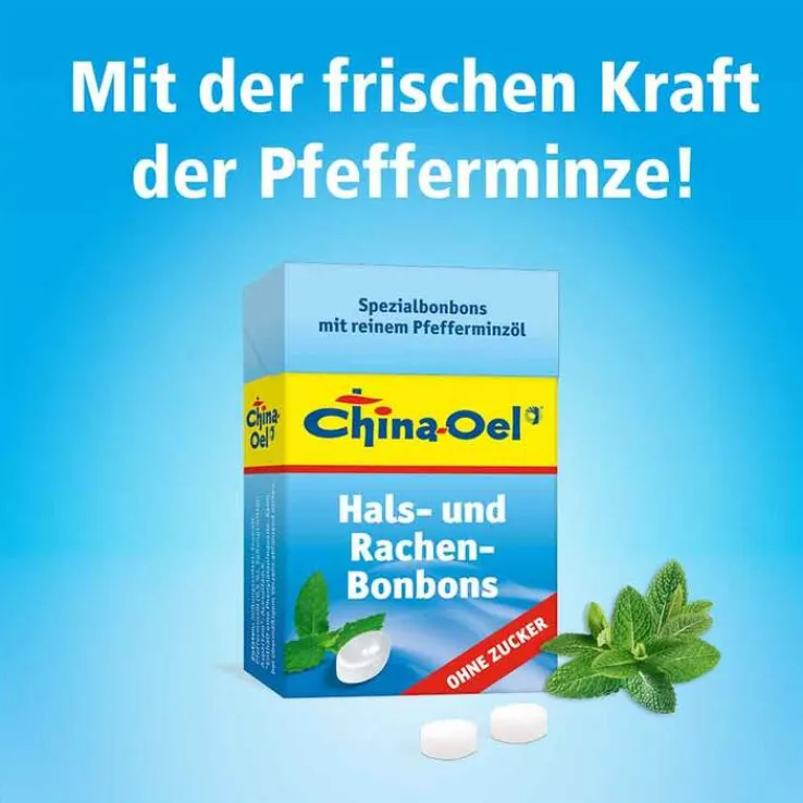 China Öl Hals- und Hustenbonbons ohne Zucker, 40 g