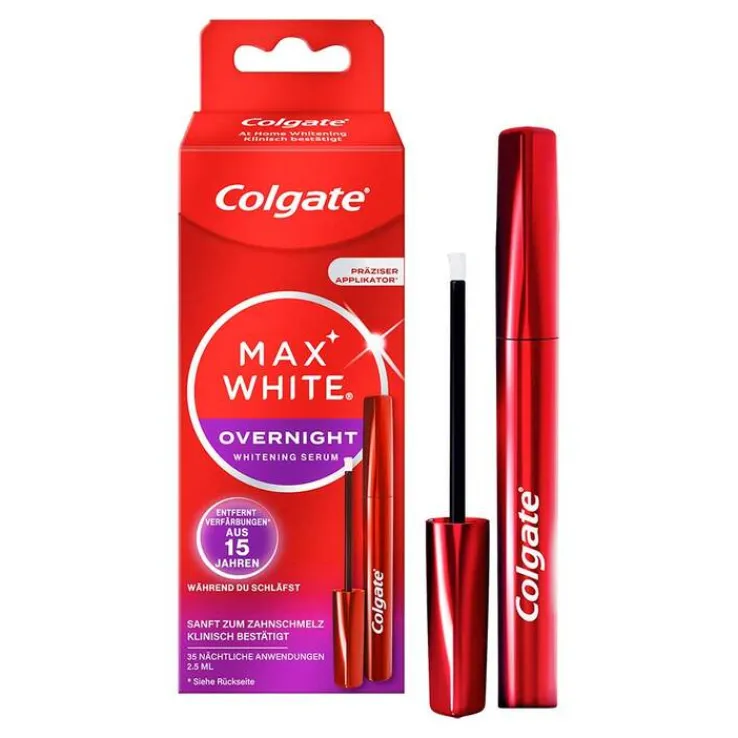 Colgate Max white Overnight whitening Serum, 2.5 ml