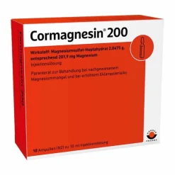 Cormagnesin 200 Ampullen, 10X10 ml