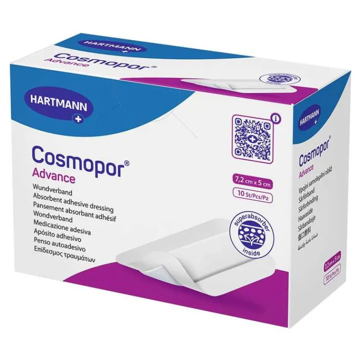 Cosmopor Advance 5x7,2 cm, 10 St