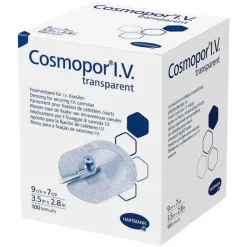 Cosmopor® I.V. transparent Fixierverband 7x9 cm steril, 100 St
