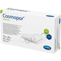 Cosmopor® silicone Wundverband 8x15 cm, 10 St