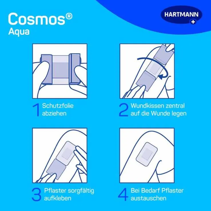 cosmos® aqua Pflaster 3 Größen, 20 St