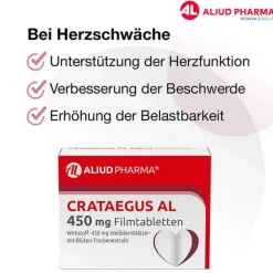 CRATAEGUS AL 450 mg Filmtabletten, 50 St