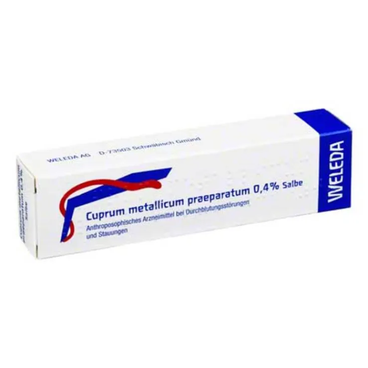 Cuprum metallicum praeparatum 0,4% Salbe, 23 g