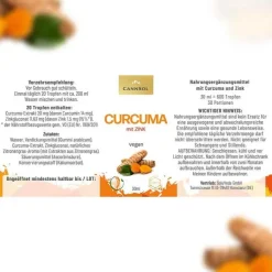 Curcuma Mit Zink Tropfen, 30 ml