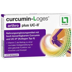 Curcumin-Loges arthro plus UC-II Kapseln, 60 St