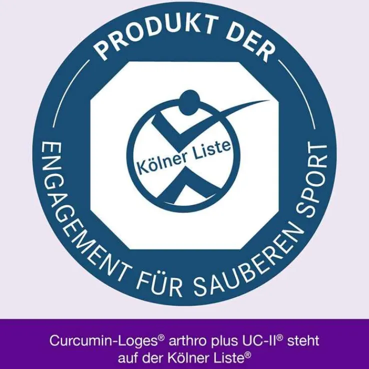 Curcumin-Loges arthro plus UC-II Kapseln, 60 St