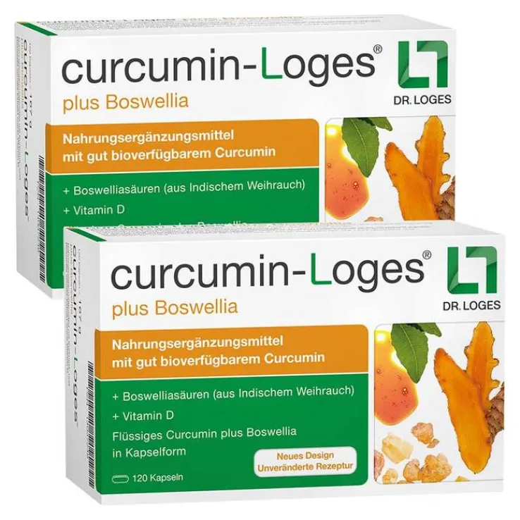 Curcumin-Loges plus Boswellia Kapseln, 2x120 St