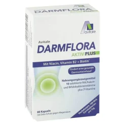 Darmflora Aktiv Plus 100 Mrd.Bakterien + 7 Vitamine, 80 St