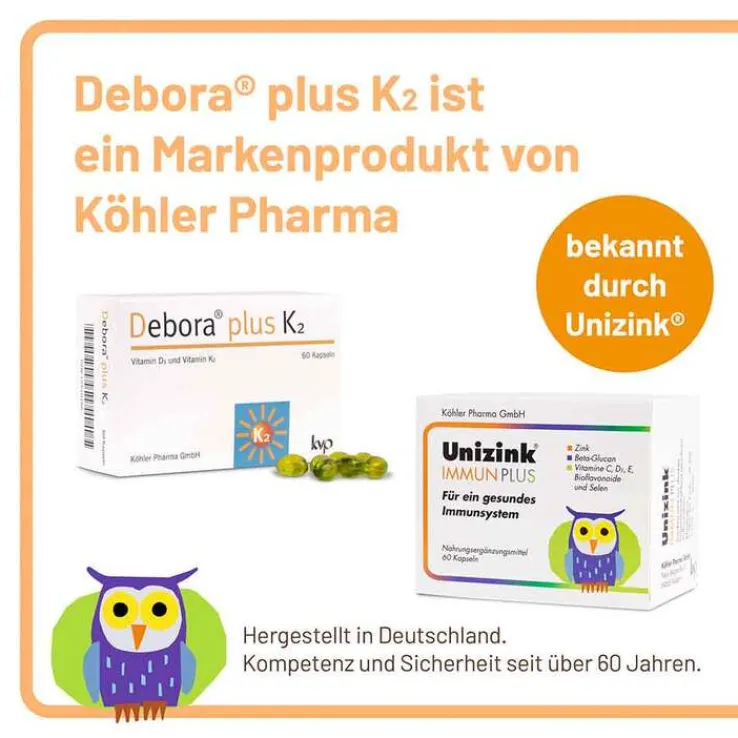 Debora plus K2 Kapseln, 60 St