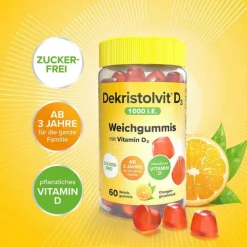 Dekristolvit D3 1000 I.E. Weichgummis, 60 St