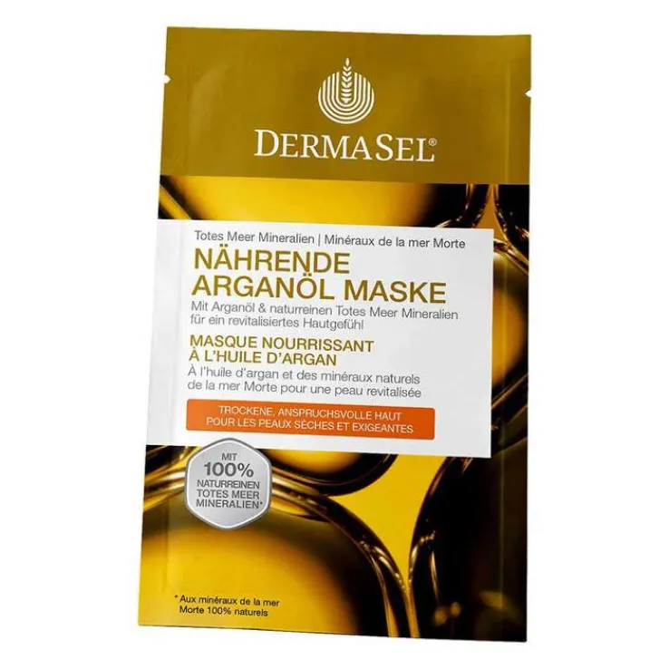 Dermasel Spa Totes Meer Nährende Arganöl Maske, 12 ml