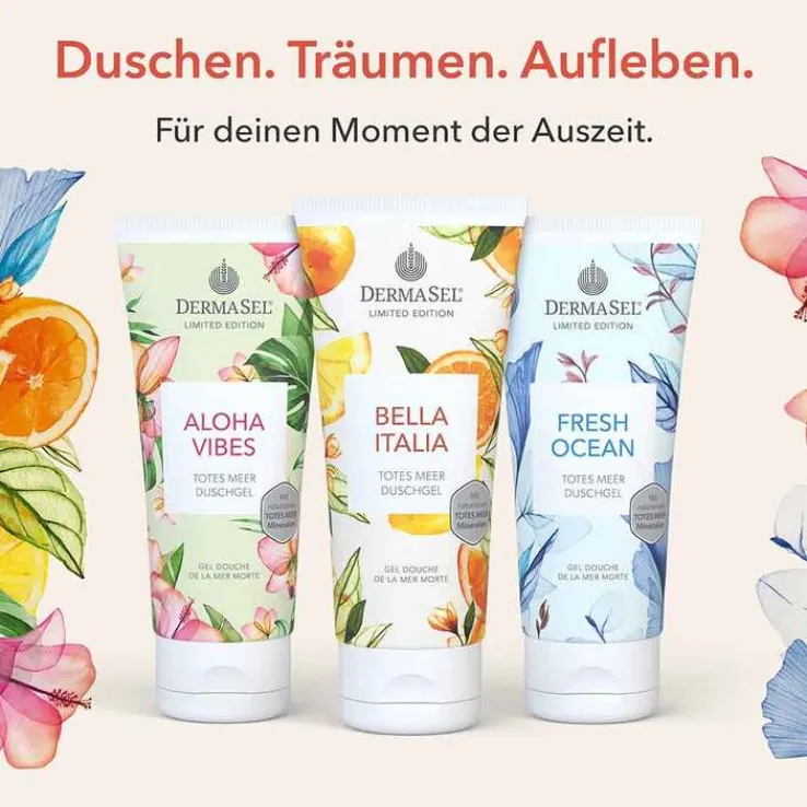Dermasel Totes Meer Duschgel Bella Italia limited Edition, 100 ml