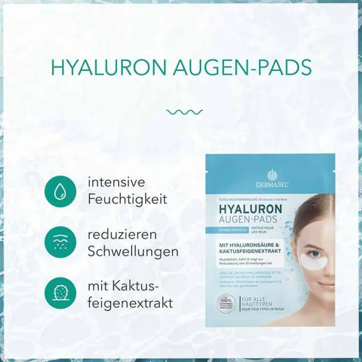 Dermasel Totes Meer Hyaluron Augen-Pads, 1 P