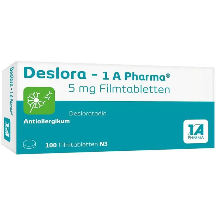 Deslora – 1 A Pharma® 5 mg Filmtabletten, 100 St