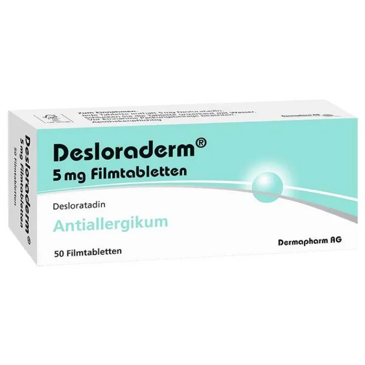 Desloraderm 5 mg Filmtabletten, 50 St