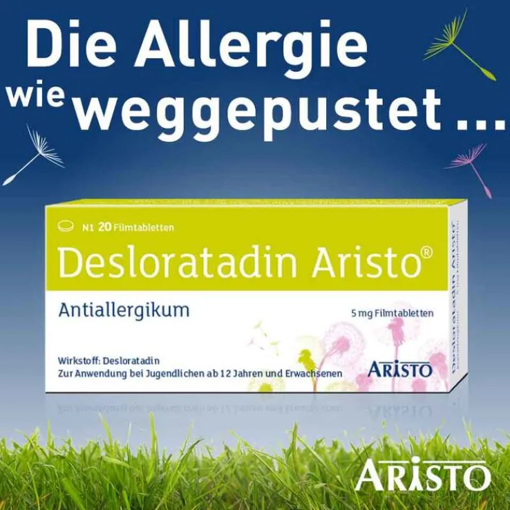 Desloratadin Aristo® Antiallergikum 5 mg Filmtabletten, 20 St