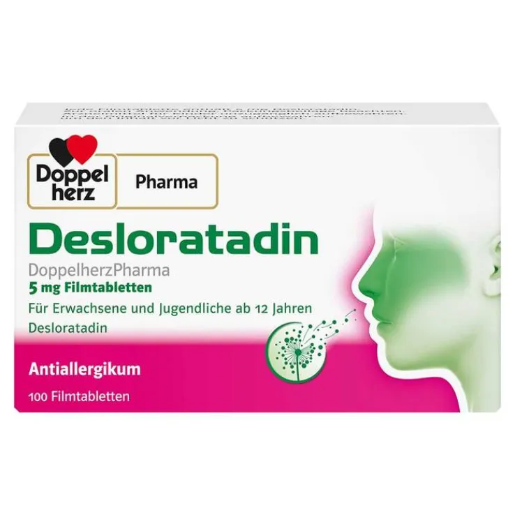Desloratadin Doppelherzpharma 5 mg Filmtabletten, 100 St