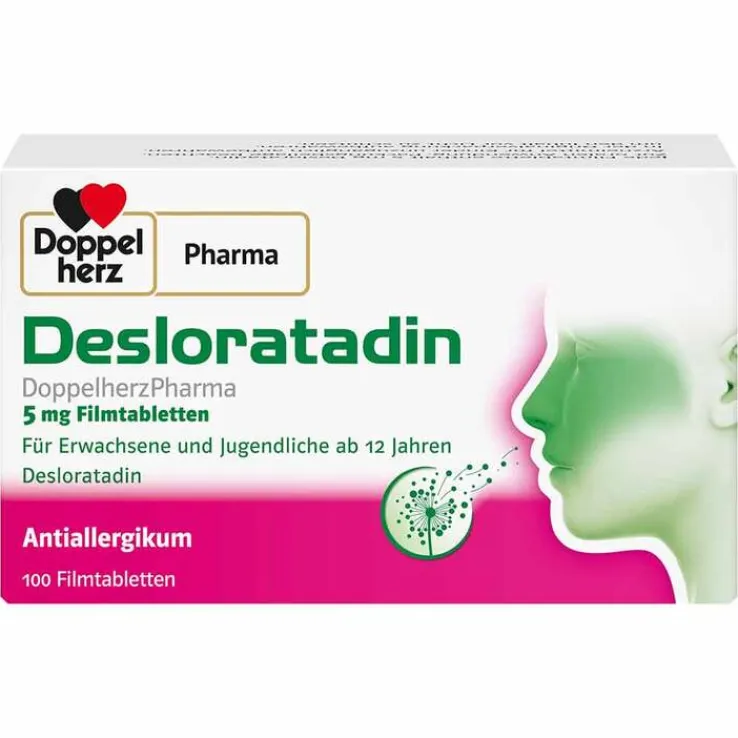 Desloratadin Doppelherzpharma 5 mg Filmtabletten, 100 St