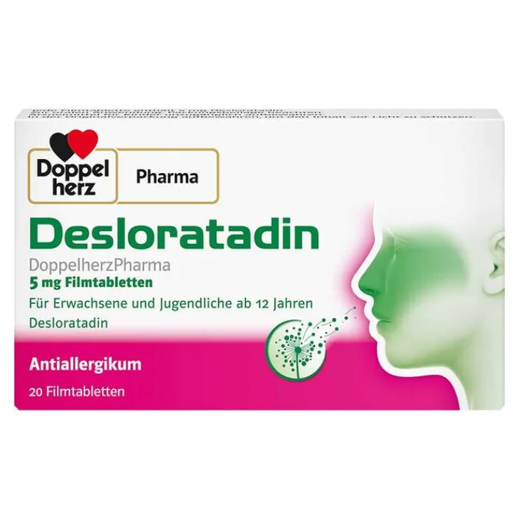 Desloratadin Doppelherzpharma 5 mg Filmtabletten, 20 St