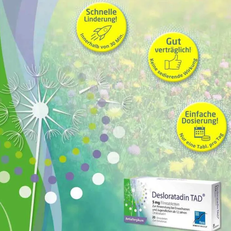 Desloratadin TAD® 5 mg Filmtabletten, 20 St