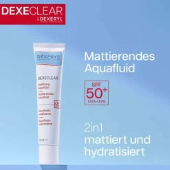 Dexeryl Dexeclear mattierendes Aquafluid SPF 50, 40 ml