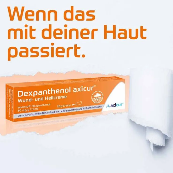 Dexpanthenol axicur® Wund- und Heilcreme , 20 g