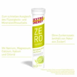 Dextro Energy Zero Calories lime Brausetabletten, 20 St