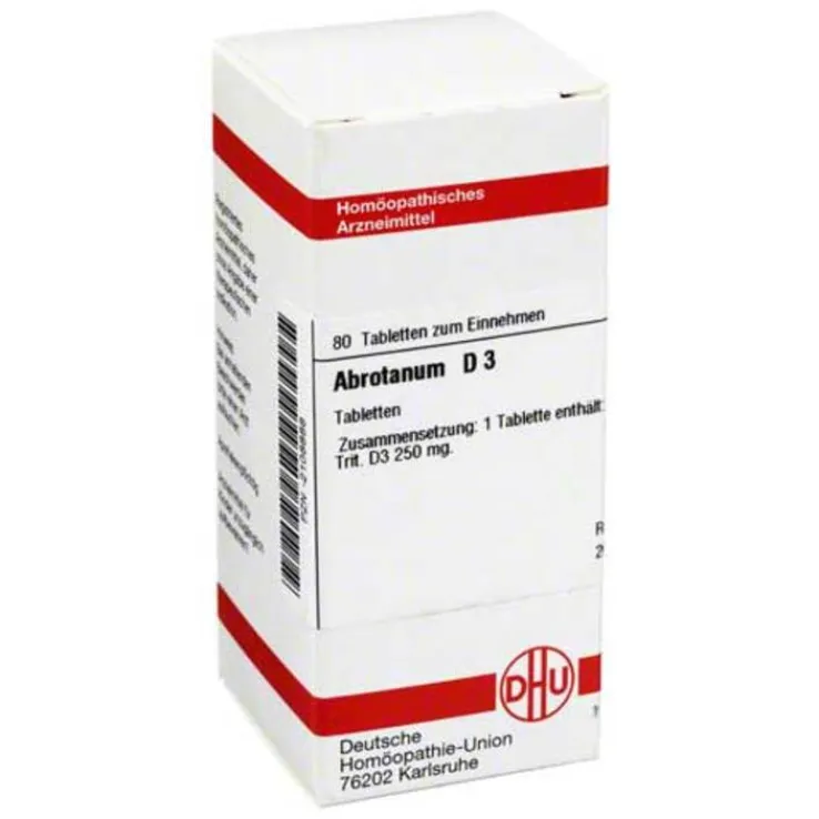 DHU Abrotanum D 3 Tabletten, 80 St