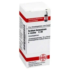 DHU Acidum benzoicum e res. C 30, 10 g