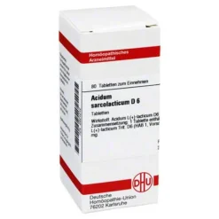 DHU Acidum sarcolactic D 6 Tabletten, 80 St