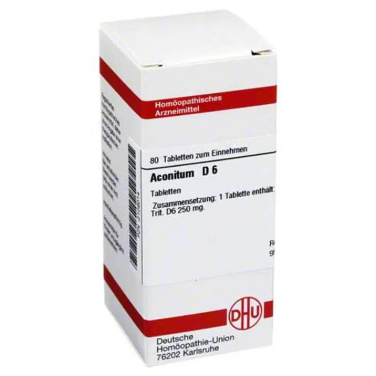 DHU Aconitum D 6 Tabletten, 80 St