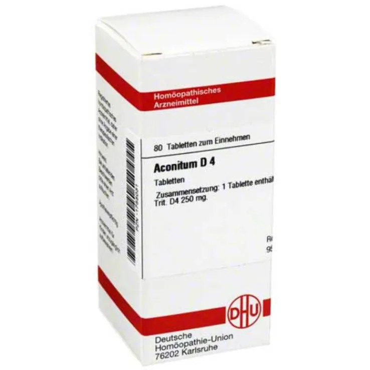 DHU Aconitum D 4 Tabletten, 80 St
